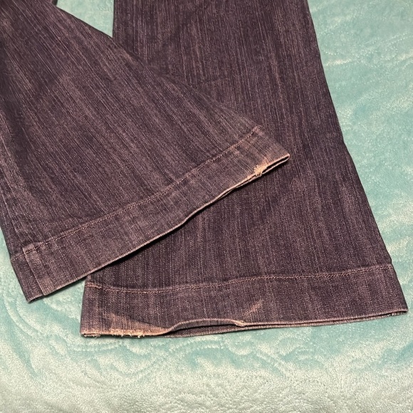 Old Navy Diva Wide Leg Flare Bootcut Jeans women’s size 10 wide cuff distressed - Picture 3 of 14